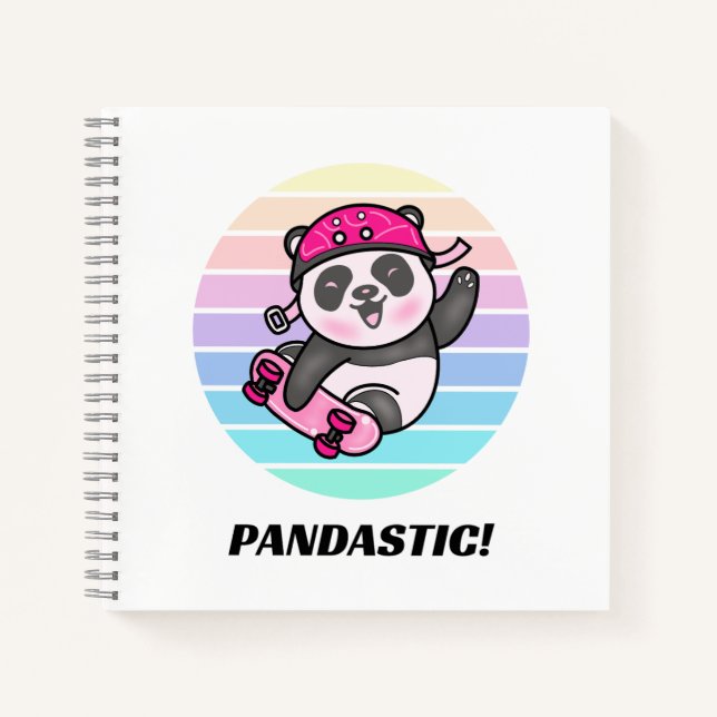 Pandastic Pun Notebook (Front)