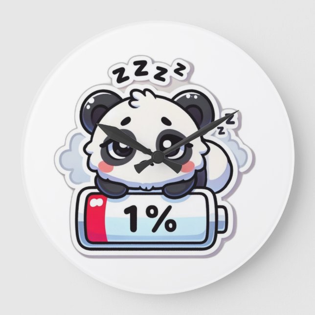 PandaVerse Designs Large Clock (Front)