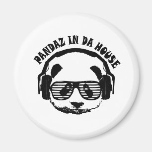 Pandaz In Da House Magnet