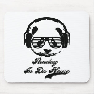 Pandaz In Da House Mouse Pad