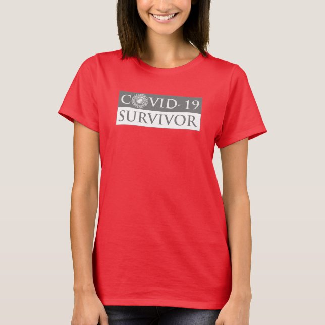 Pandemic Coronavirus Covid-19 Survivor T-Shirt (Front)