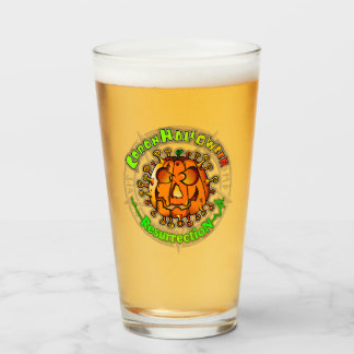 Pandemic Halloween Glass