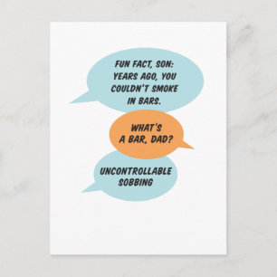 Pandemic Humour: What's a Bar? Postcard