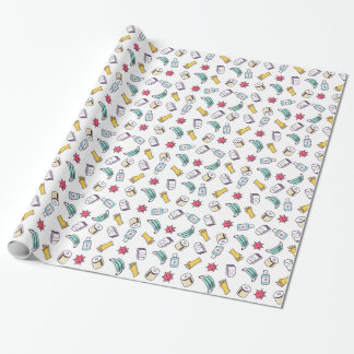 Pandemic Pattern Wrapping Paper