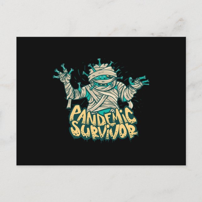 Pandemic survivor postcard (Front)