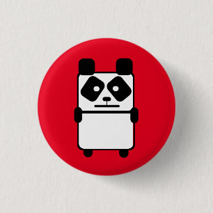 Pandie Bear 3 Cm Round Badge