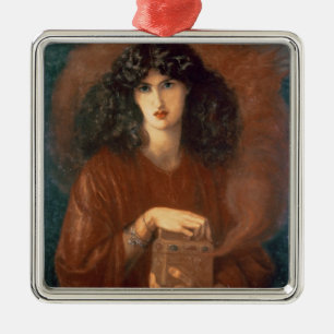 Pandora, 1871 (oil on canvas) metal tree decoration