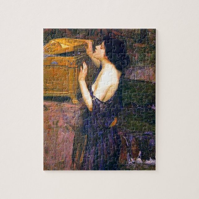 Pandora by John William Waterhouse Jigsaw Puzzle (Vertical)