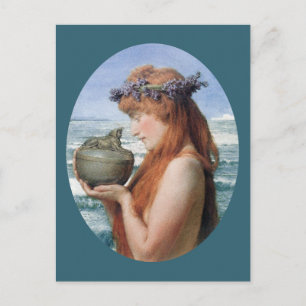 Pandora by Sir Lawrence Alma-Tadema Postcard