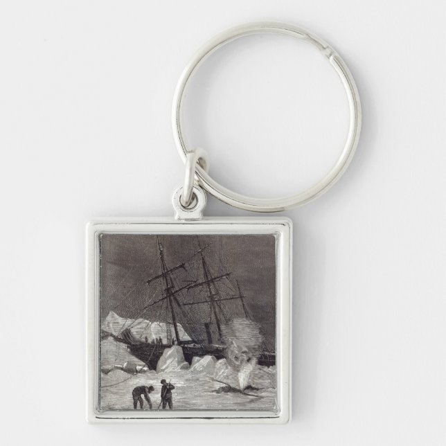 Pandora' nipped in the ice key ring (Front)