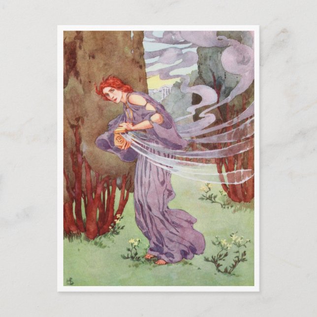 Pandora Opens the Box by Helen Stratton Postcard (Front)