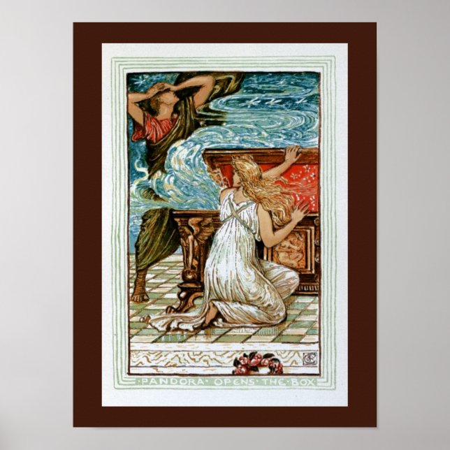 Pandora opens the Box Poster (Front)