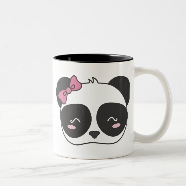 Pandora, The Adorable Panda Two-Tone Coffee Mug (Right)