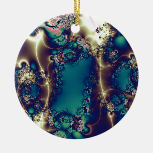 Pandora's Box Ceramic Tree Decoration (Front)