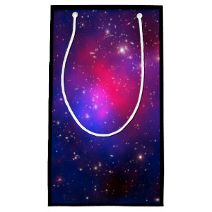 Pandora's Cluster Galaxies Pink Blue Space NASA Small Gift Bag