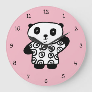 Pandy the Panda Large Clock