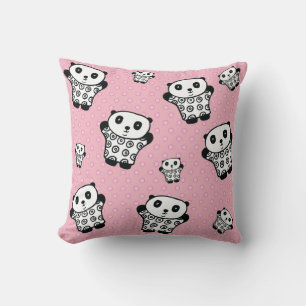 Pandy the Panda Polka Dot Cushion