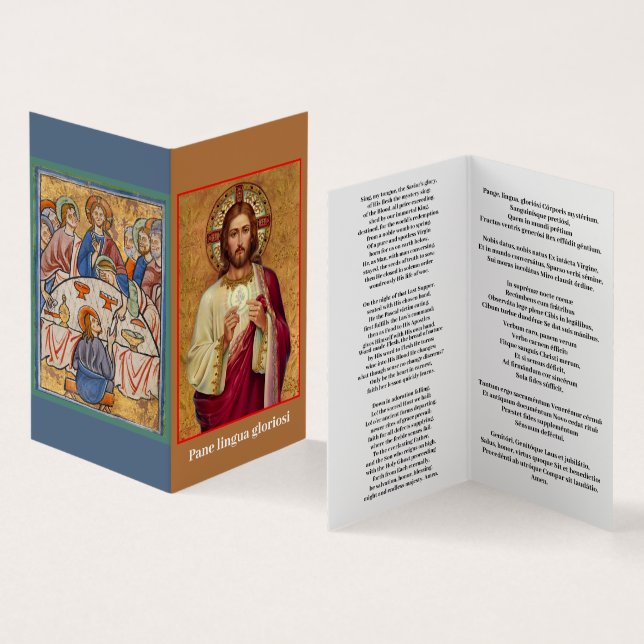 Pane Lingua Gloriosi Business Card (Inside and Outside)