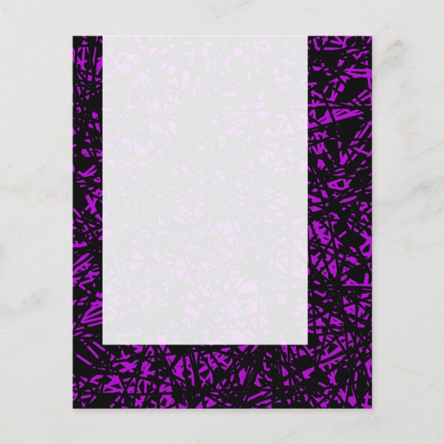 Panel 070 - Abstract Lines - Purple Flyer (Front)