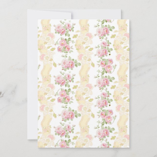 Panel card Paulette Toile Stripe buttercup (Front)