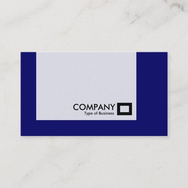 Panel - Colours - Deep Navy Blue Business Card (Front)
