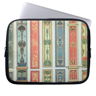 Panel designs, plate XII from 'Modern Ornament' pu Laptop Sleeve