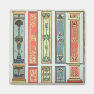Panel designs, plate XII from 'Modern Ornament' pu Magnet