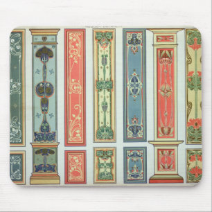 Panel designs, plate XII from 'Modern Ornament' pu Mouse Pad
