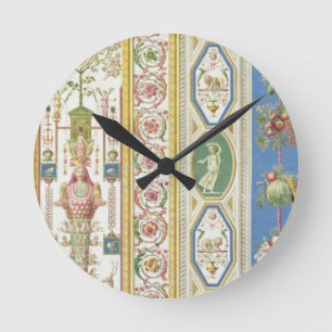 Panel from the Raphael Loggia at the Vatican, engr Round Clock