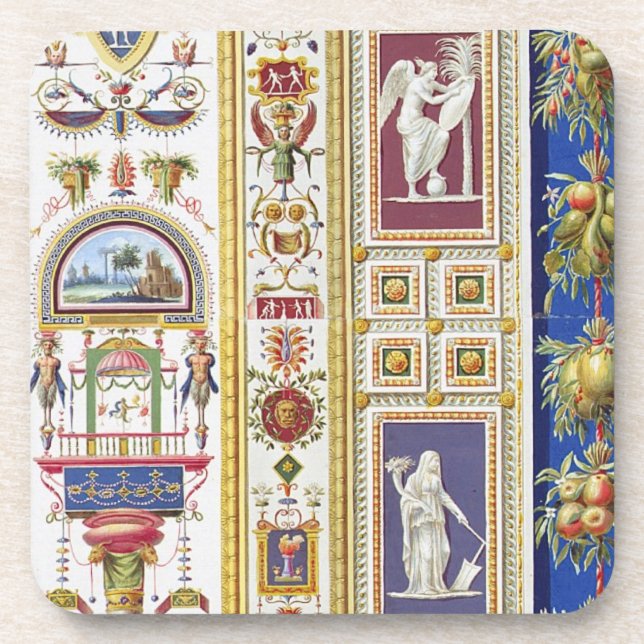 Panel from the Raphael Loggia at the Vatican, from Coaster (Front)