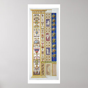 Panel from the Raphael Loggia at the Vatican, from Poster