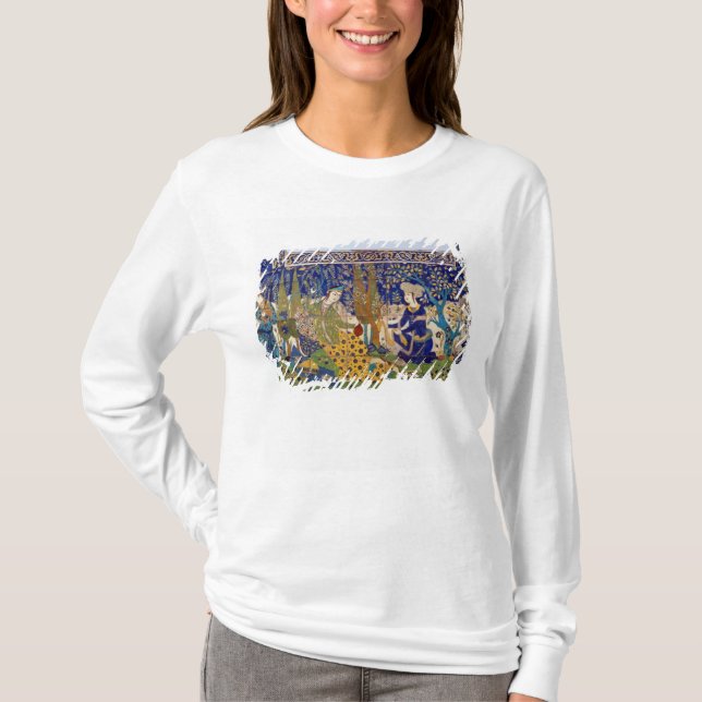 Panel of glazed earthenware tile-work, Isfahan T-Shirt (Front)
