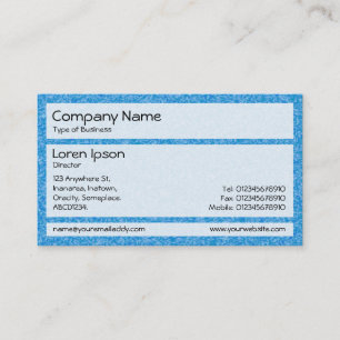 Panels 02 - Blue Stipple Business Card