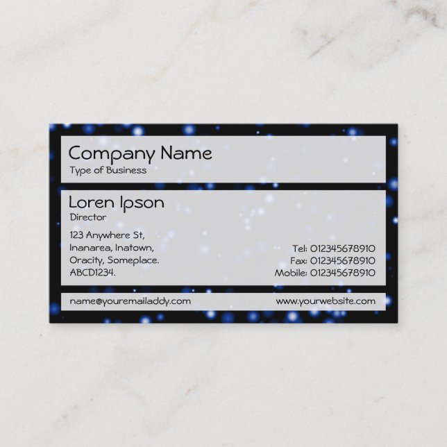 Panels 02 - Misty Constellation Business Card (Front)