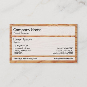 Panels 02 - Wood 02 Business Card