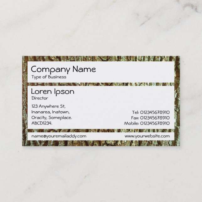 Panels - Bark 03 Business Card (Front)