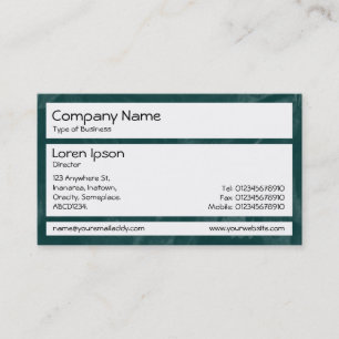Panels - Green Brushed Business Card