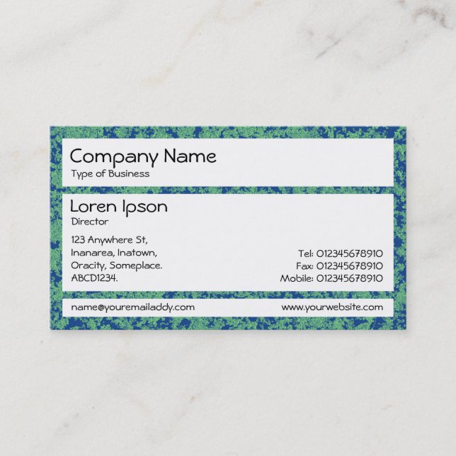 Panels - Green Mineral Business Card (Front)