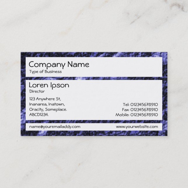 Panels - Prehistoric Rock Business Card (Front)