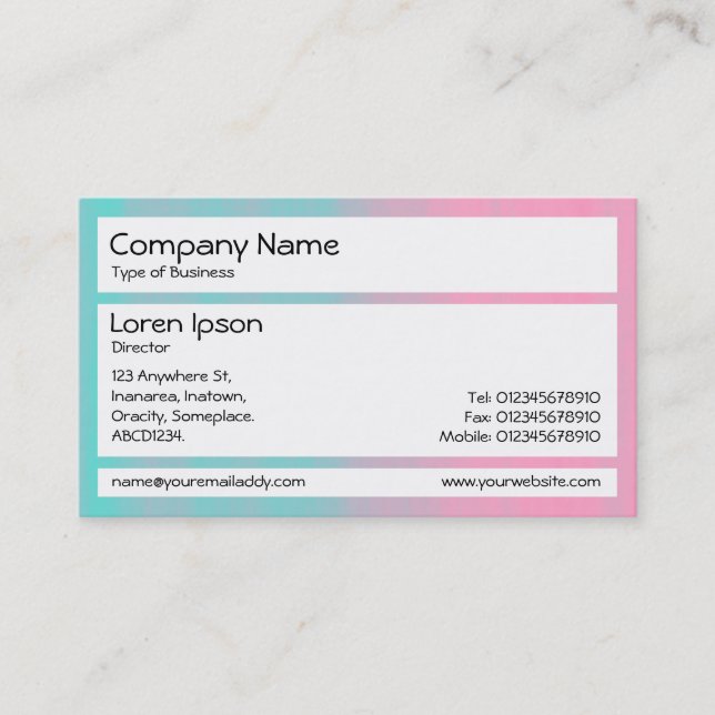Panels - Soap Sandwich Business Card (Front)