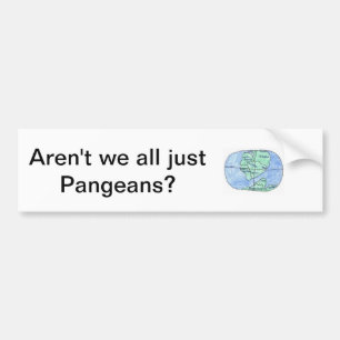 Pangea Bumper Sticker