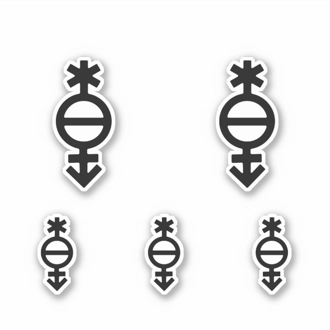 Pangender Gender Symbol (Front)
