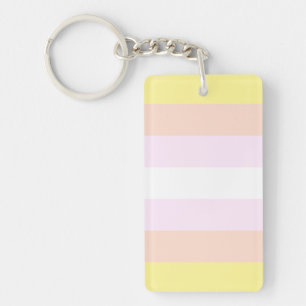 Pangender Pride Flag Key Ring