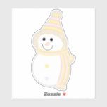 Pangender Pride Snowman Snowperson Flag<br><div class="desc">Celebrate the cosy winter season with this adorable snowperson dressed in the Pangender Pride flag colours of yellow, light red pink, pastel violet, and white. Regardless of how you celebrate — Christmas, Hanukkah, Kwaanza, winter solstice, or just the beauty of the snow — may this sweet smile remind you to...</div>