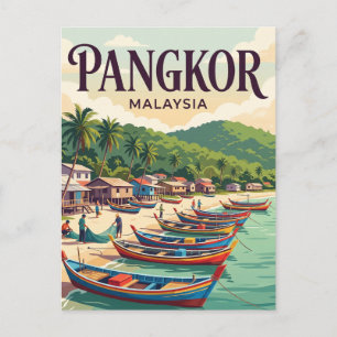 Pangkor Island Malaysia Postcard