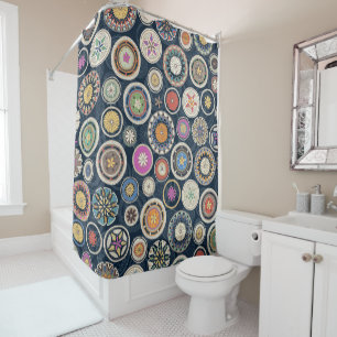 pango mandala echo shower curtain