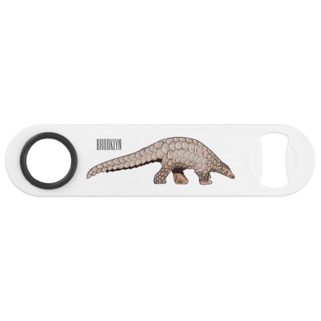 Pangolin cartoon illustration (Front (Horizontal))