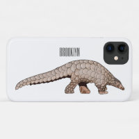 Pangolin cartoon illustration