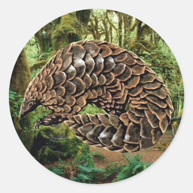 Pangolin Sticker (Front)
