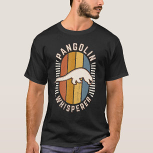 Pangolin Whisperer Vintage Classic Retro Animal Lo T-Shirt